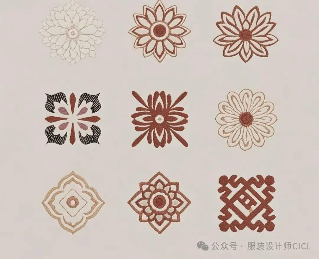 國(guó)風(fēng)古韻-刺繡紋飾紋樣圖案設(shè)計(jì)分享!