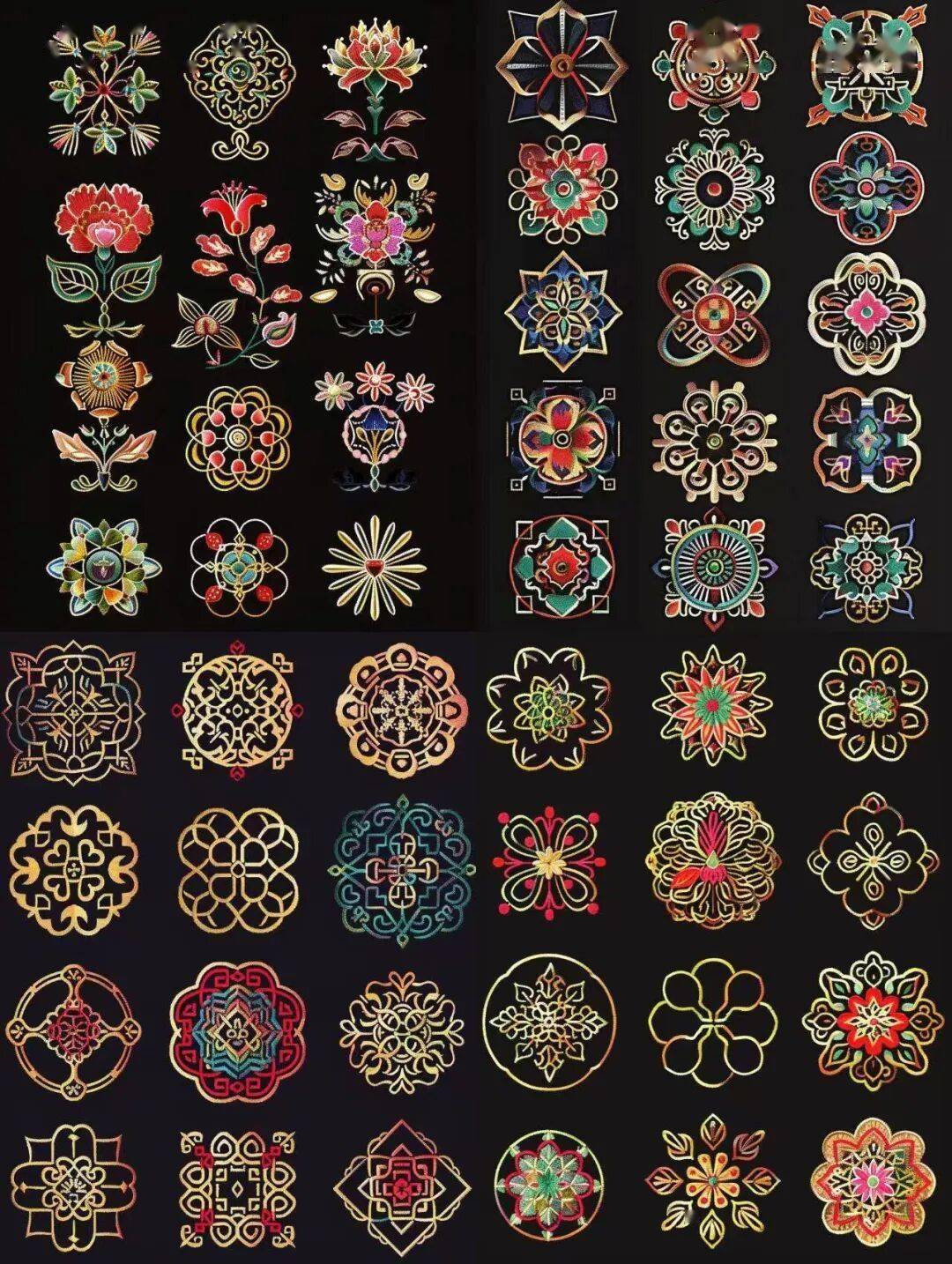 國(guó)風(fēng)古韻-刺繡紋飾紋樣圖案設(shè)計(jì)分享!