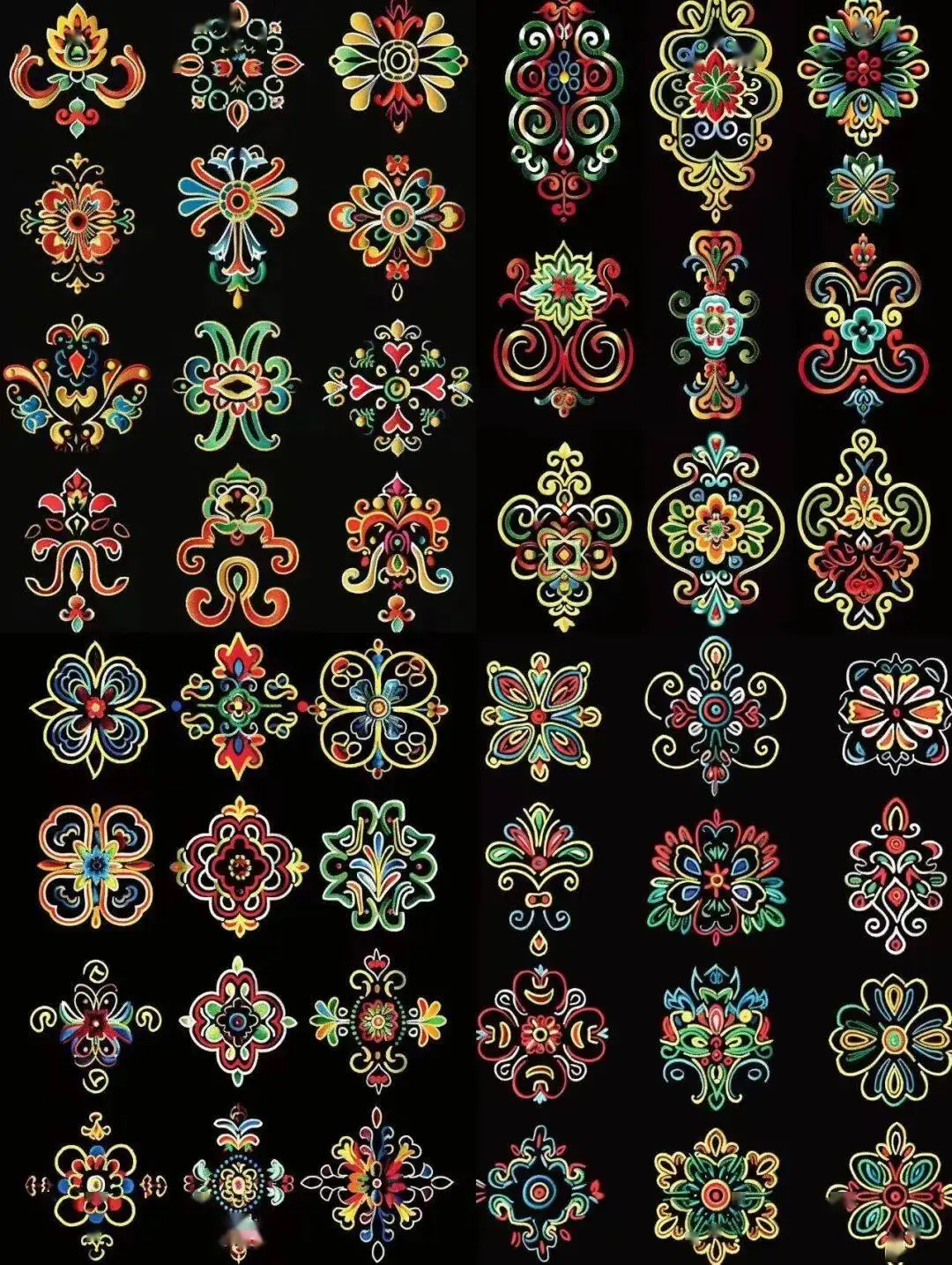 國(guó)風(fēng)古韻-刺繡紋飾紋樣圖案設(shè)計(jì)分享!