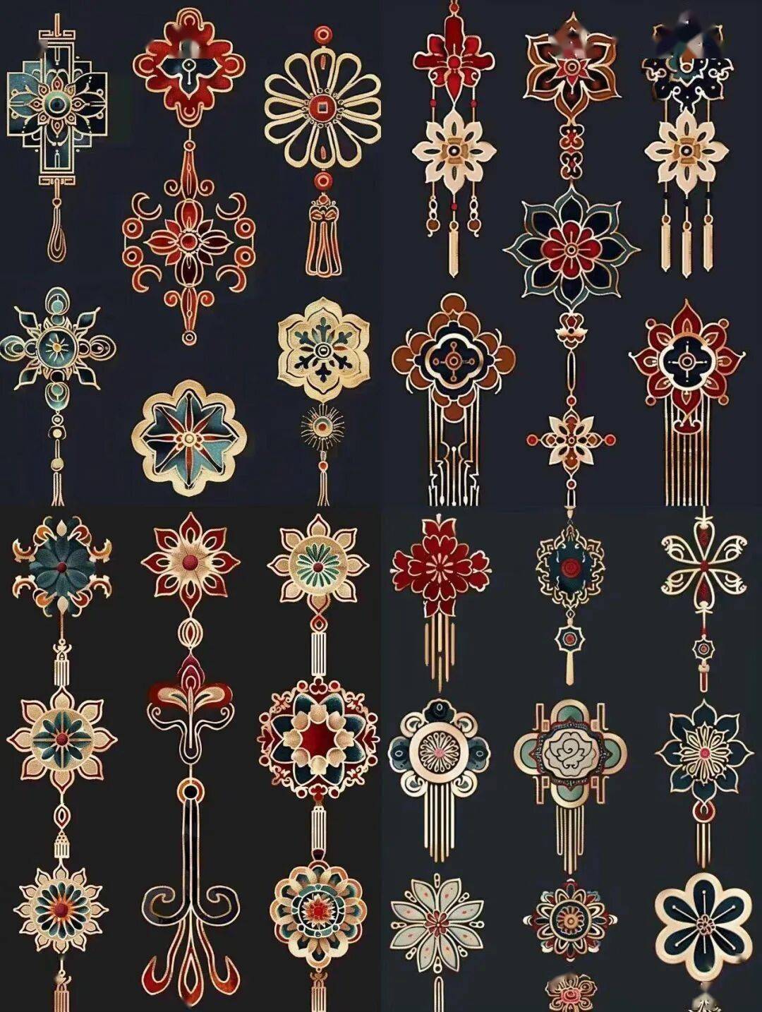 國(guó)風(fēng)古韻-刺繡紋飾紋樣圖案設(shè)計(jì)分享!